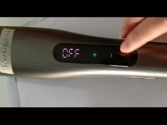 Черный салон 2 в 1 портативный выпрямитель для волос с умным сенсорным экраном и LCD-дисплеем