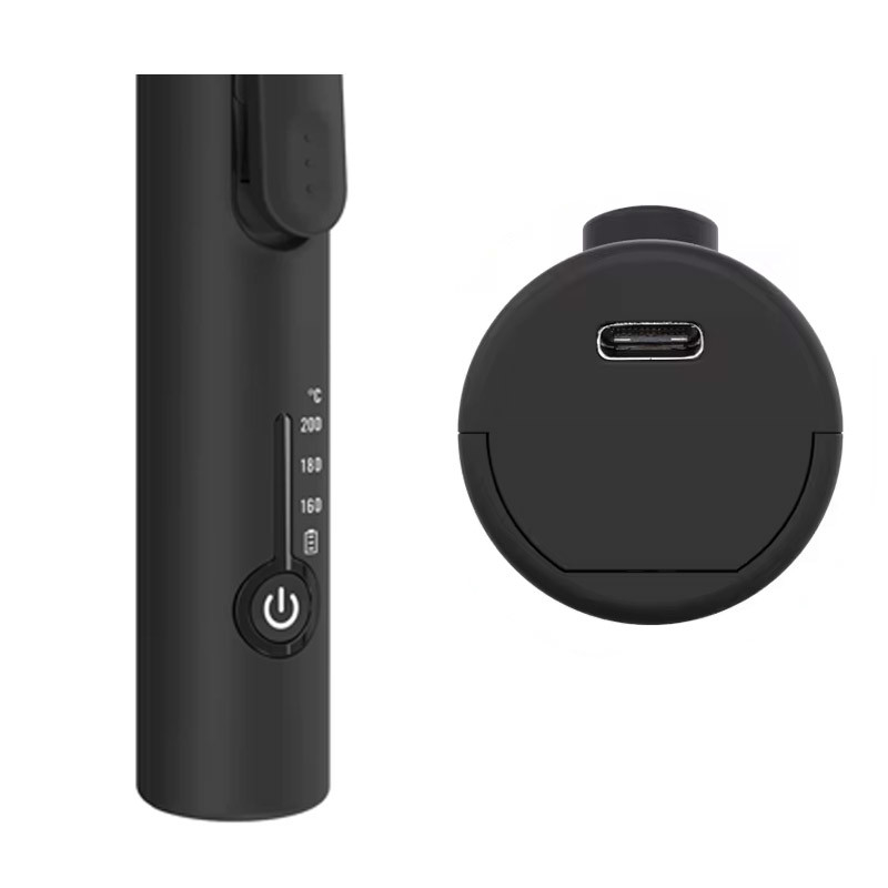 Беспроводный USB перезаряжаемый электрический крючок для волос на железном портативный беспроводный