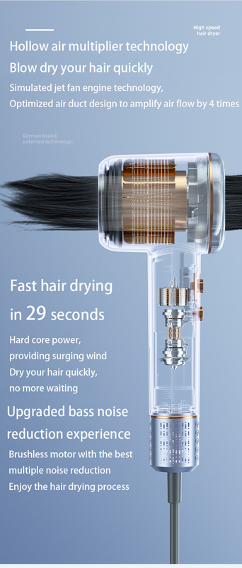 110000RPM Бесчехлый моторный сушильщик волос Кул-Шот Кнопка ABS EU/US/ALCI/AU/UK/JP Стыковка для путешествий