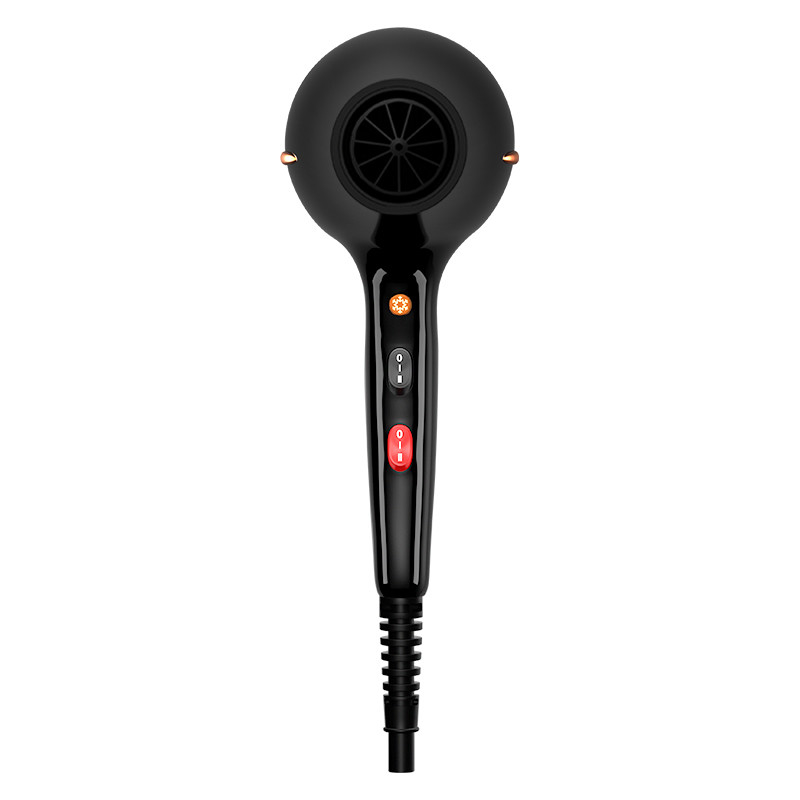Эргономичная ручка Электрический сушилка для волос с шумоподавляющим дизайном и большим металлическим воздухозаборником