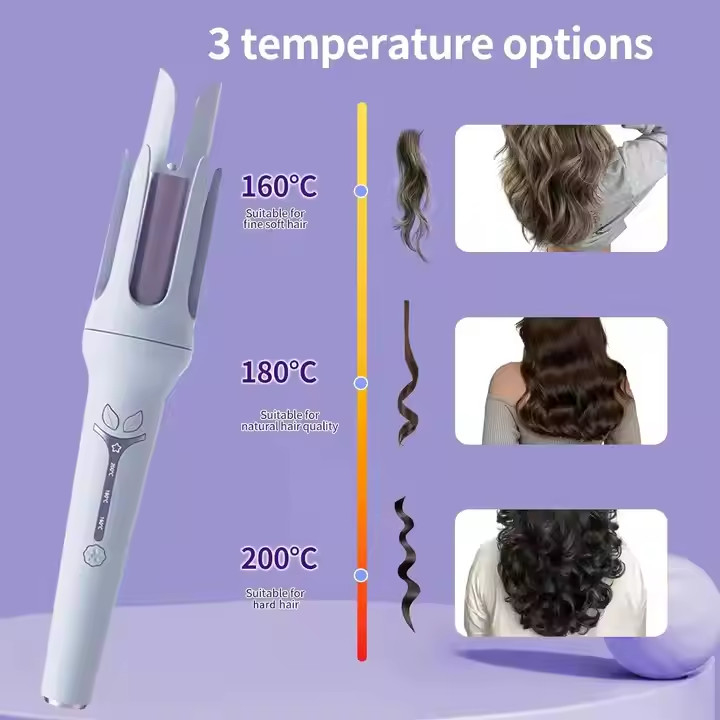 32мм Автоматический волосовой лом для коротких волос 160°C 180°C 200°C Настройки температуры Конструкция против обжига Автоматическая защита от отключения питания